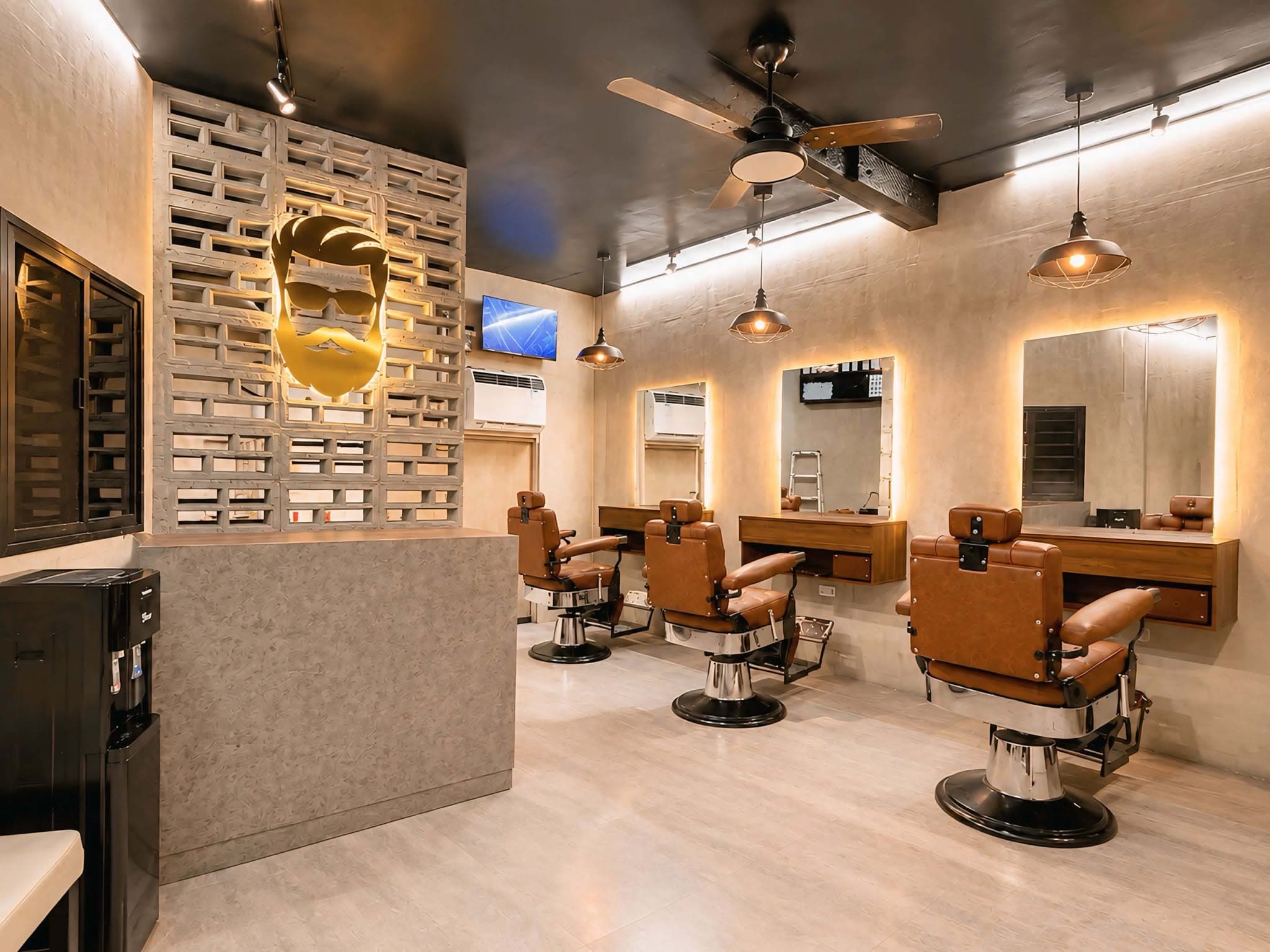 The Barberloco styling station